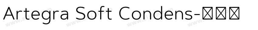Artegra Soft Condens字体转换